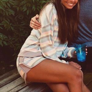 Z Supply Pastel Lounge Set - both size M